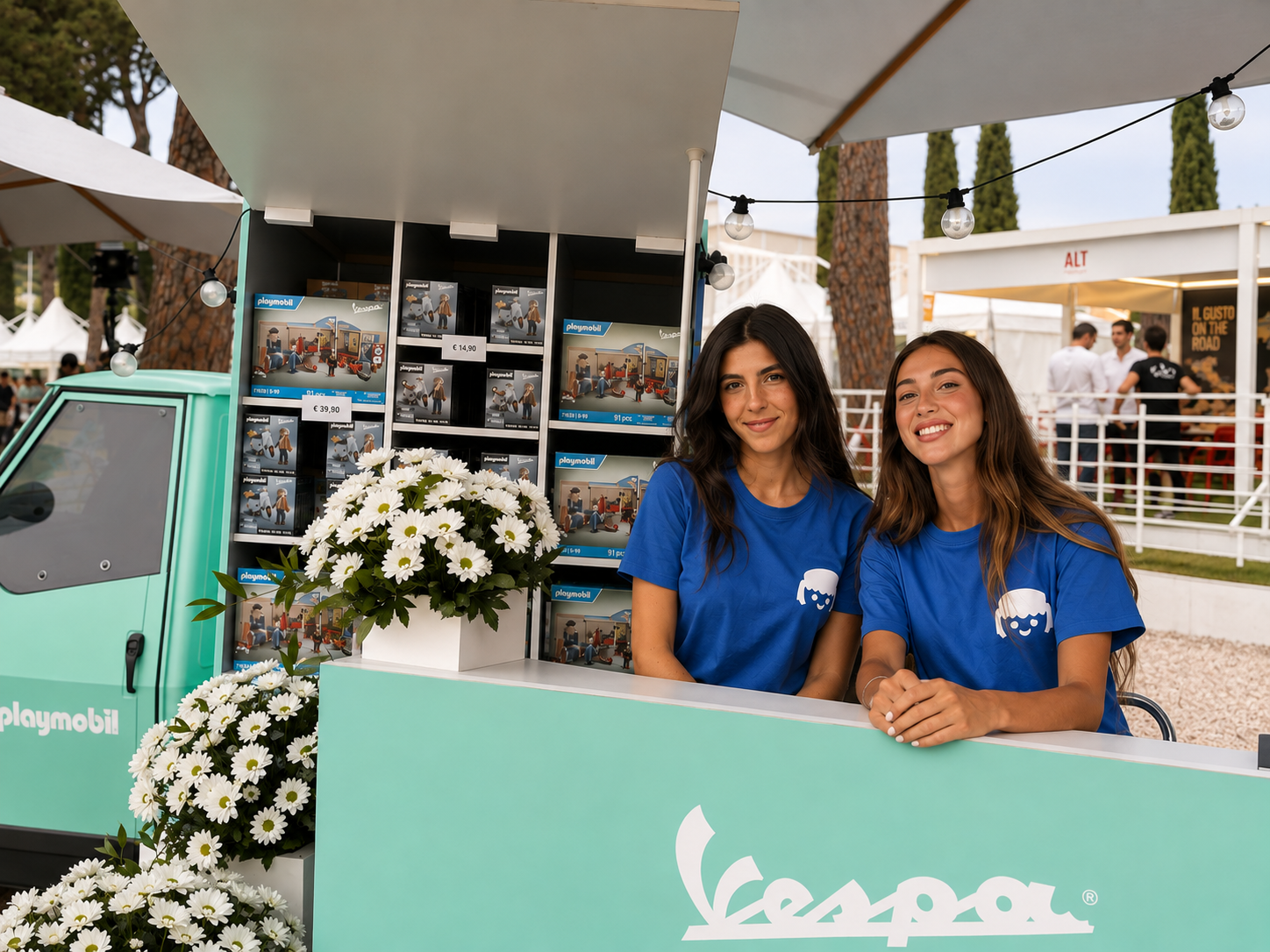 Staff Mind the Gap · Playmobil e Vespa · Stadio dei Marmi · Roma