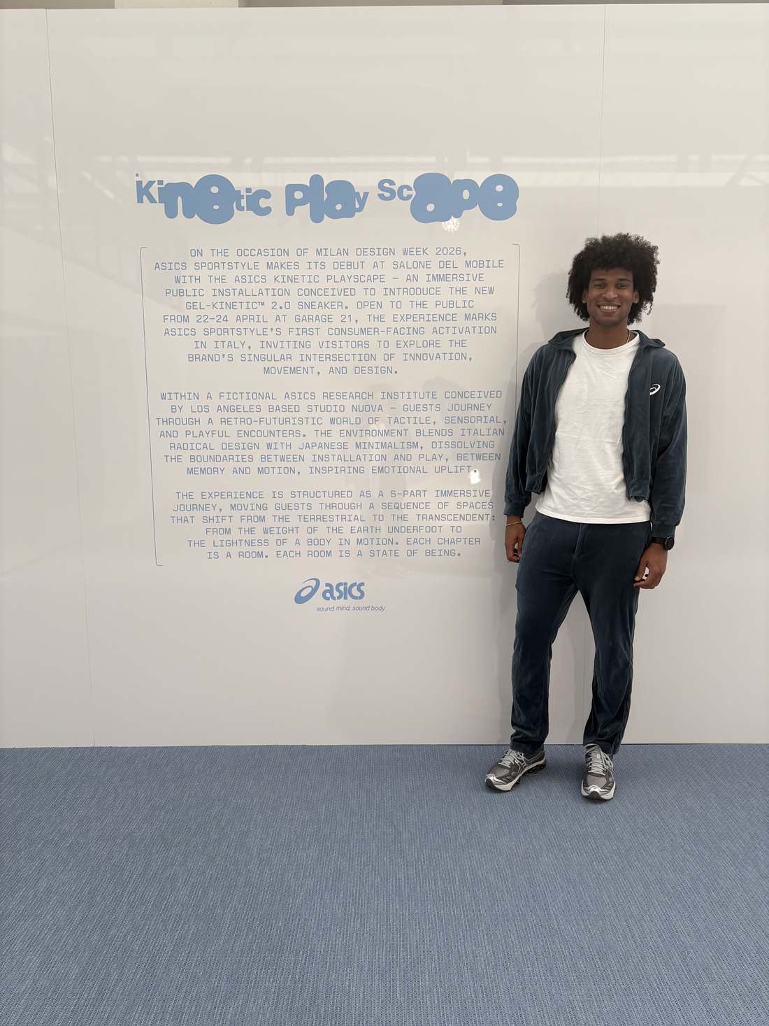 Staff Mind the Gap · ASICS · Fuorisalone · Milano · 2026