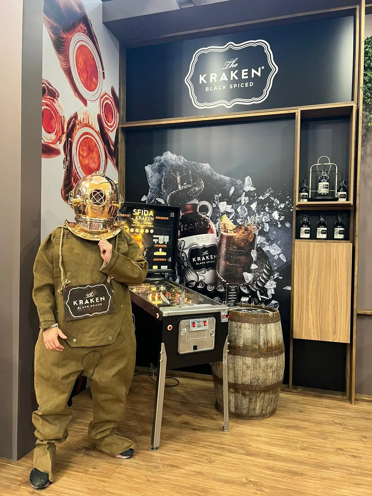 Promoter Mind the Gap allo stand Kraken al Barshow di Roma
